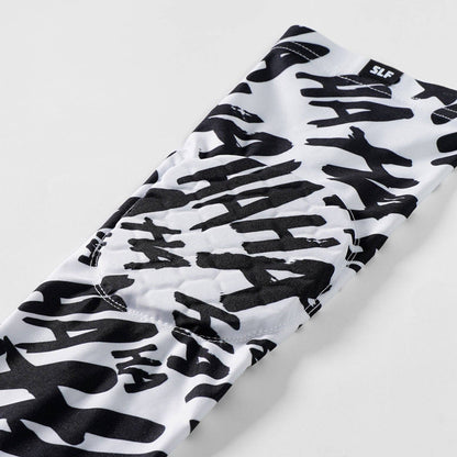 Ha Ha Ha Black White Padded Arm Sleeve