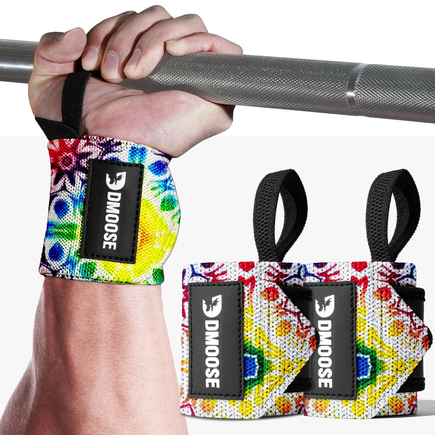 Wrist Wraps: Black Stripes / 18"
