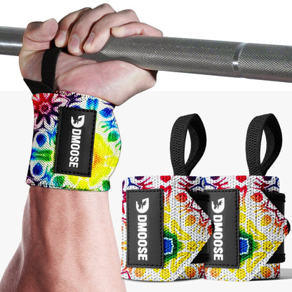 Wrist Wraps: Black Stripes / 18"