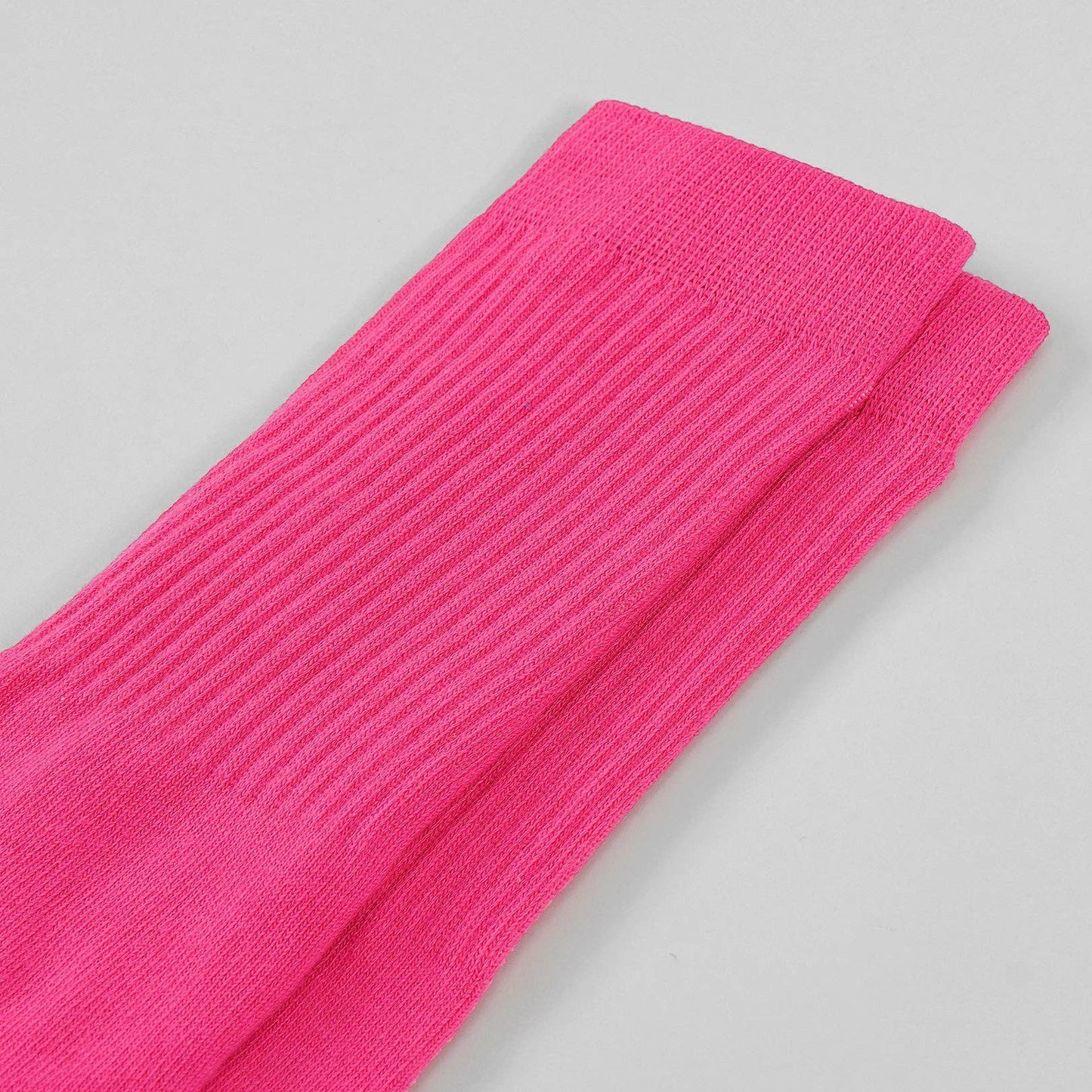 Hue Pink Crew Socks