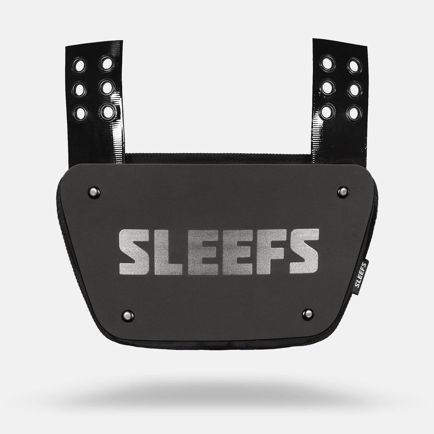 Black Football Back Plate - Adult