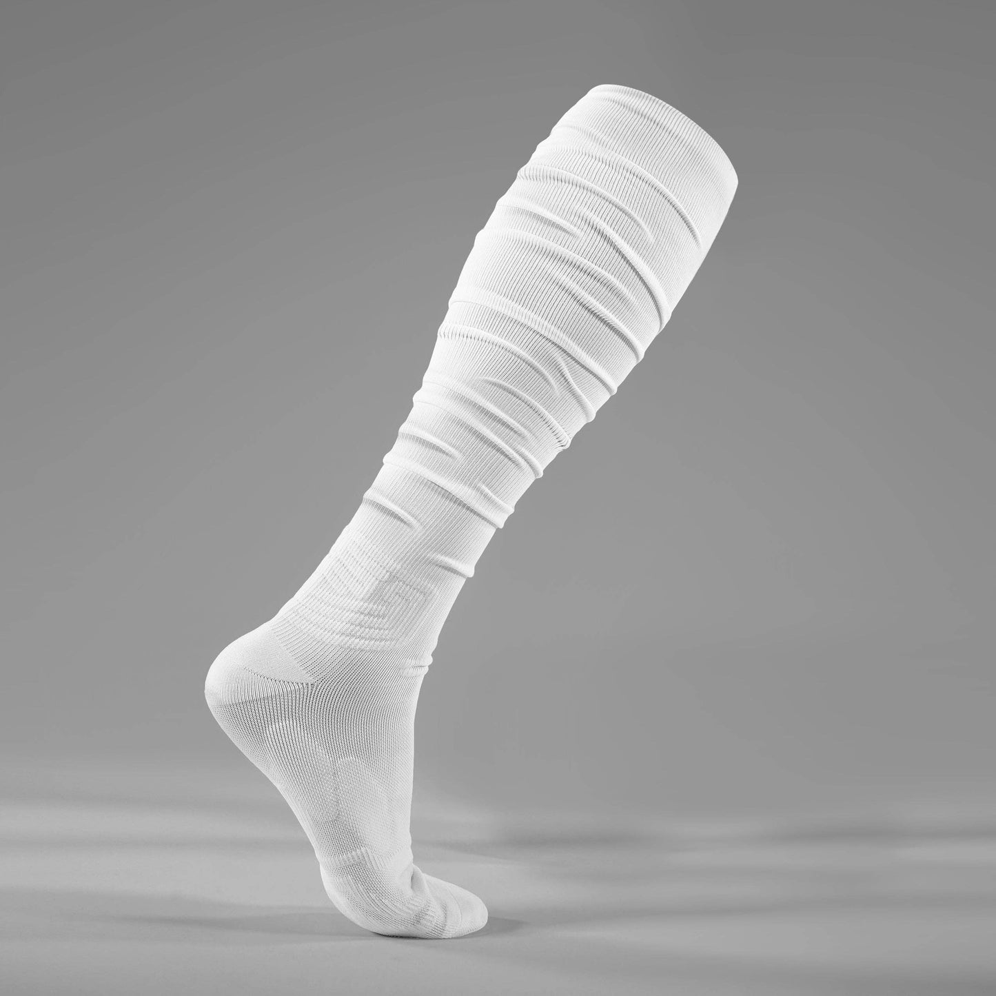 Basic White Football Inside Padded Long Socks