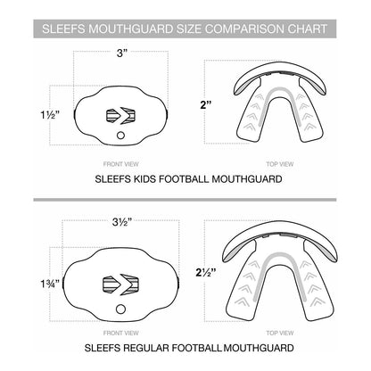 Hue Blue Kids Football Mouthguard