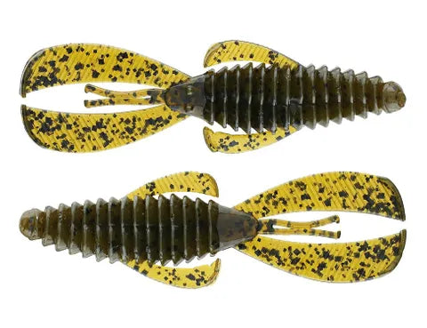 4" RAGE TAIL BUG GRN PUMPKIN