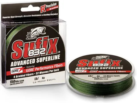 **WSL** 10 LB 832 ADVANCED SUPERLINEGREEN BRAIDED 150YDS