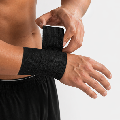 3 Black Athletic Tape Bundle