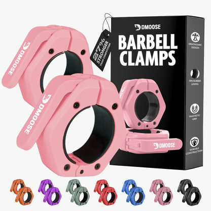 Barbell Clamps: Red / Non Magnetic