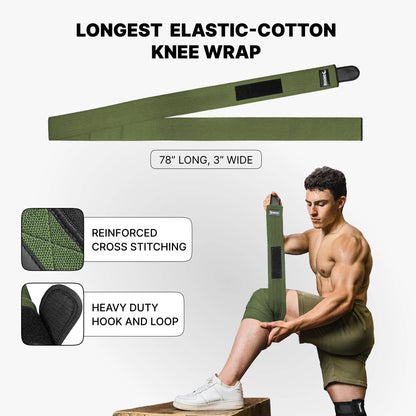 Knee Wraps for Weightlifting: American I (Pair)